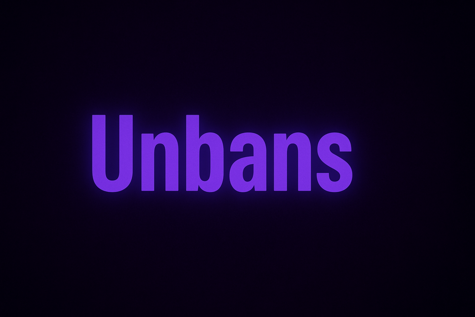 Unbans